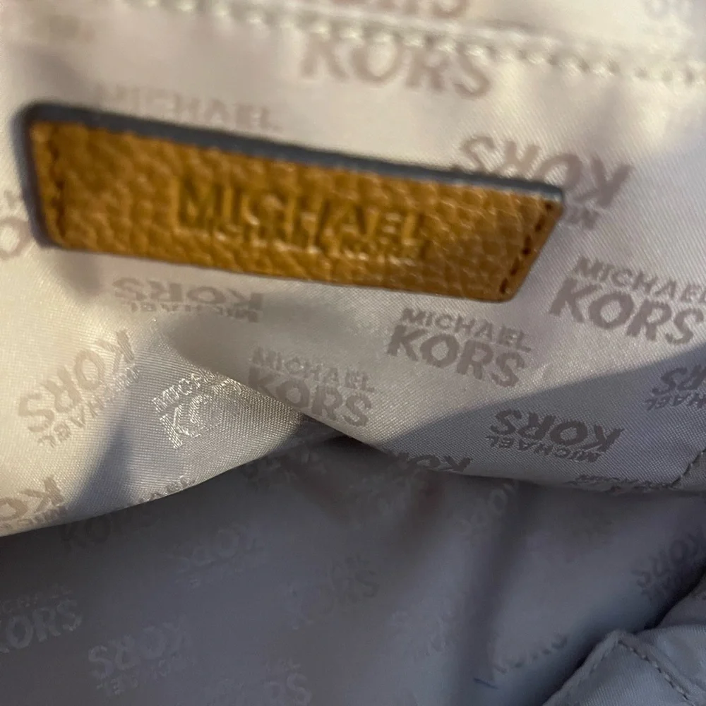 Michael Kors Large Camel Colored Pebbled Leather Tote